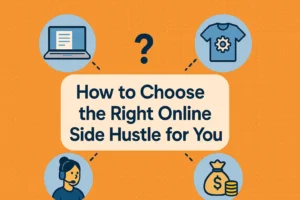 how to choose the right online side hustle for you