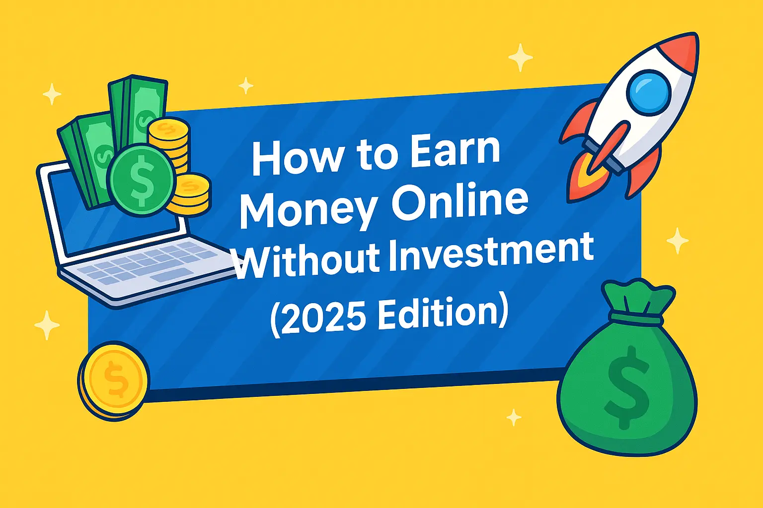 How to Earn Money Online Without Investment in 2025