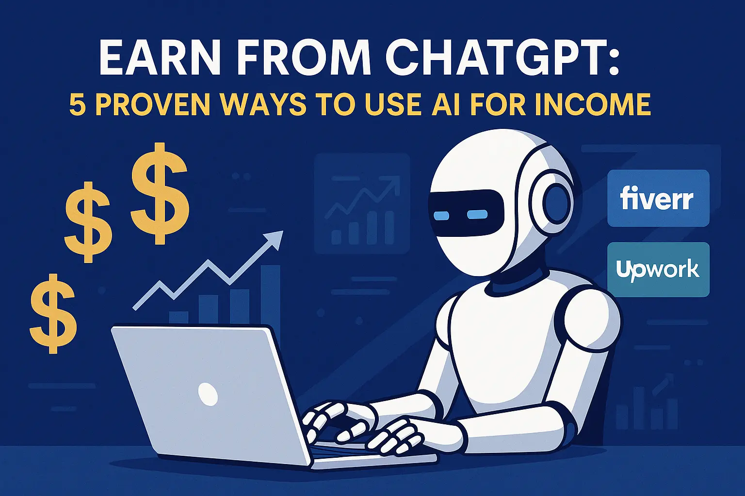 Earn from ChatGPT in 2025: 5 Proven Ways to Use AI for Income (2025 Guide)