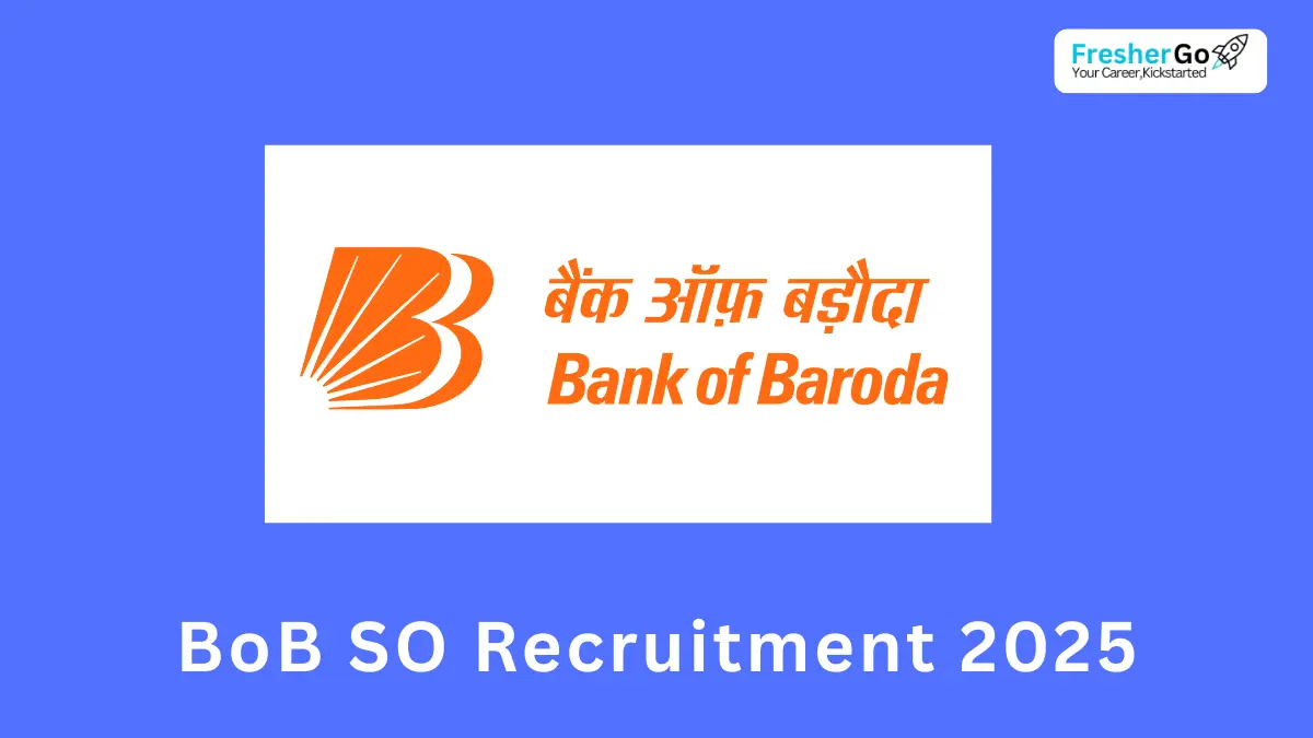 BoB SO Recruitment 2025: Apply Online for Specialist Officer Vacancies