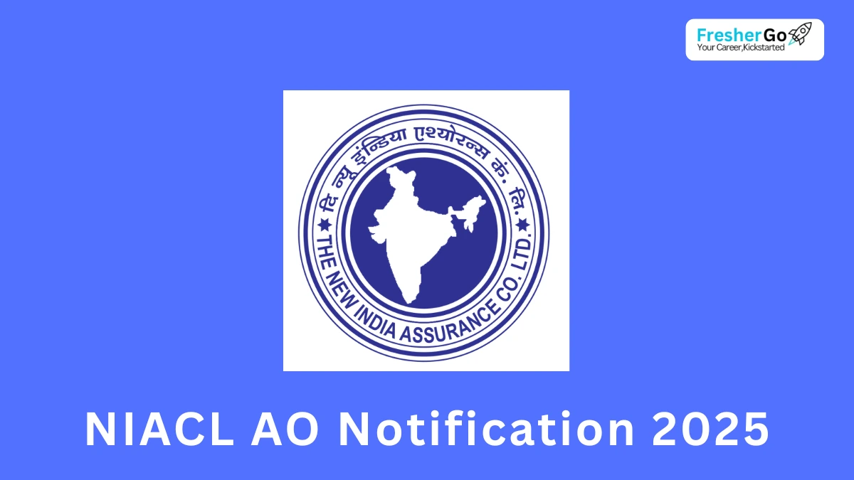 NIACL AO Notification 2025 PDF Out for 550 Vacancies, Apply Online Starts