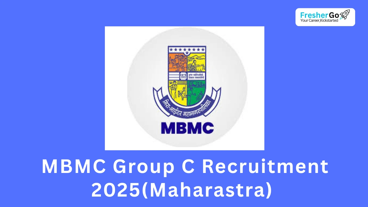 MBMC Group C Recruitment 2025(Maharastra) Notification Out for 358 Posts| Apply  Now