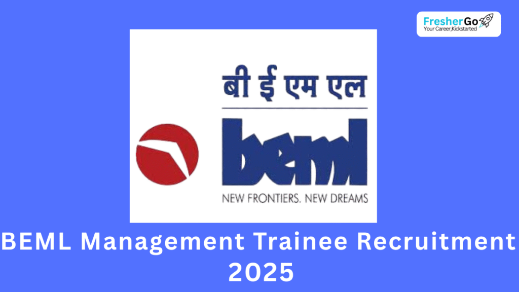 BEML Management Trainee Recruitment 2025