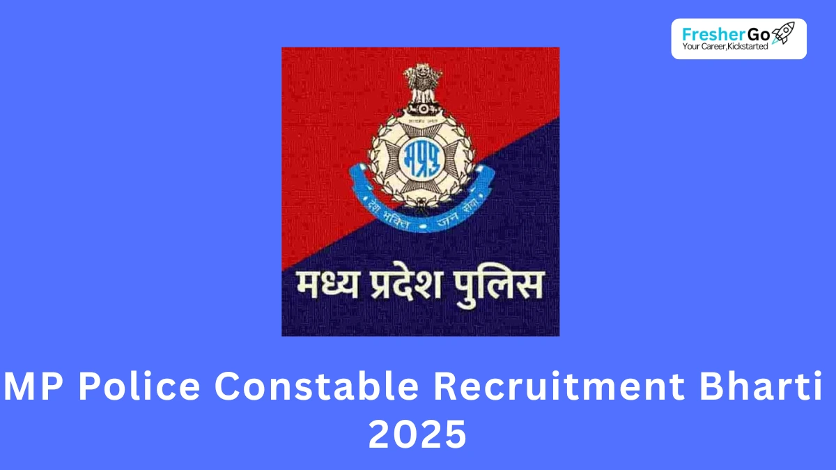 MP Police Constable Recruitment Bharti 2025| Vacancy 7500