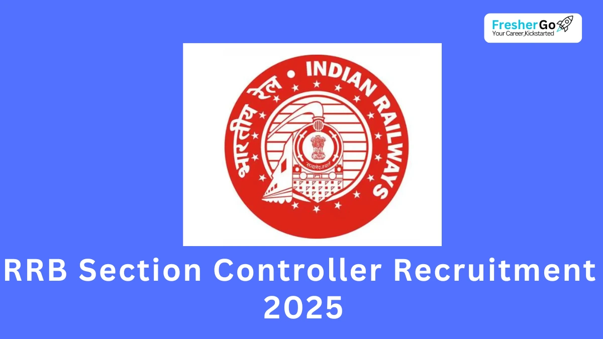 RRB Section Controller Recruitment 2025: Vacancies 368